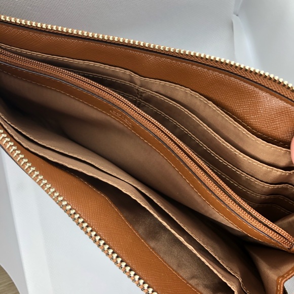 Coach Brown Leather Large Clutch/Wallet - Picture 3 of 5